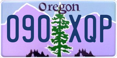 OR license plate 090XQP