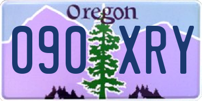 OR license plate 090XRY