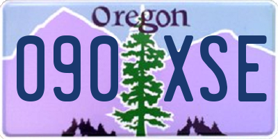 OR license plate 090XSE