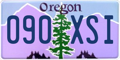 OR license plate 090XSI