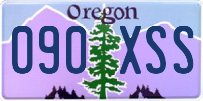 OR license plate 090XSS