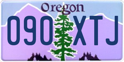 OR license plate 090XTJ