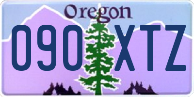 OR license plate 090XTZ