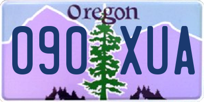 OR license plate 090XUA