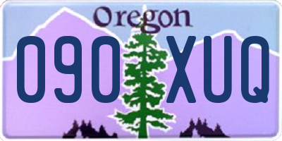 OR license plate 090XUQ
