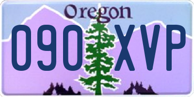 OR license plate 090XVP