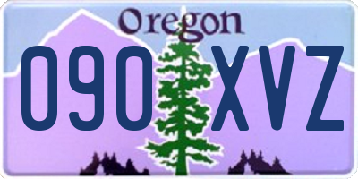 OR license plate 090XVZ