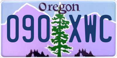 OR license plate 090XWC