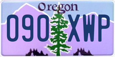 OR license plate 090XWP