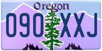 OR license plate 090XXJ