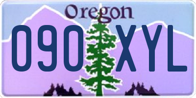 OR license plate 090XYL
