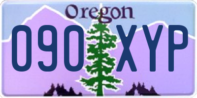 OR license plate 090XYP