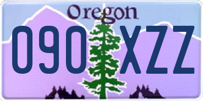 OR license plate 090XZZ
