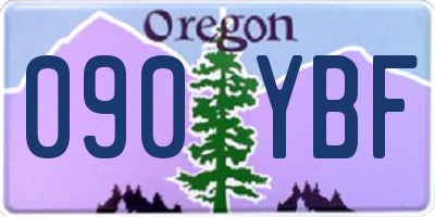 OR license plate 090YBF