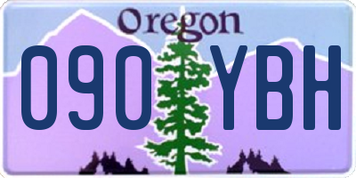 OR license plate 090YBH