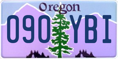 OR license plate 090YBI