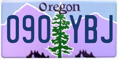 OR license plate 090YBJ