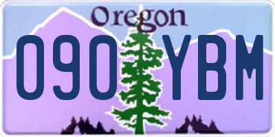 OR license plate 090YBM