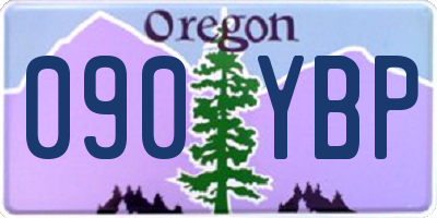 OR license plate 090YBP