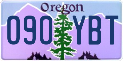 OR license plate 090YBT