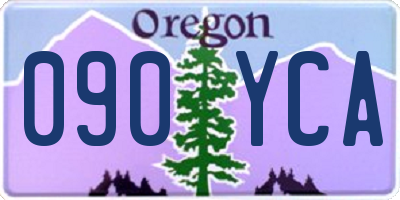 OR license plate 090YCA