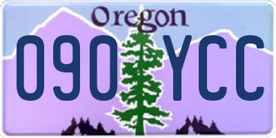 OR license plate 090YCC