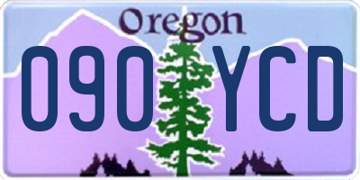 OR license plate 090YCD