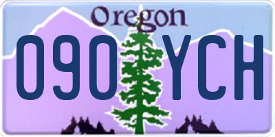 OR license plate 090YCH