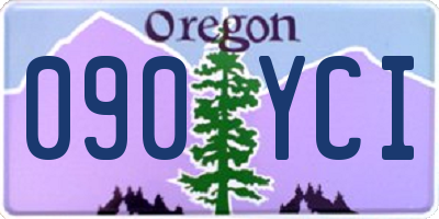 OR license plate 090YCI