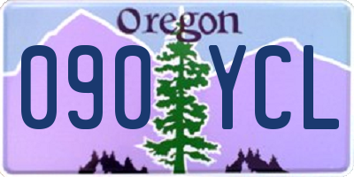 OR license plate 090YCL