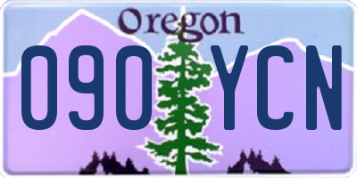 OR license plate 090YCN
