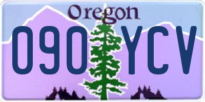 OR license plate 090YCV
