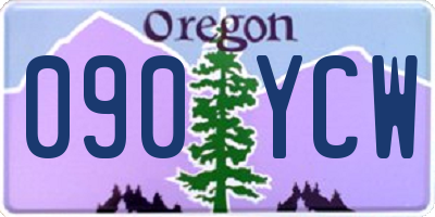 OR license plate 090YCW