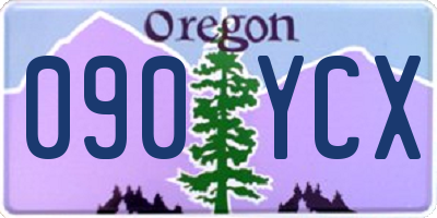 OR license plate 090YCX