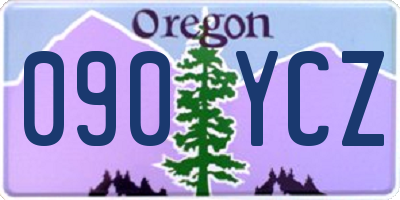 OR license plate 090YCZ