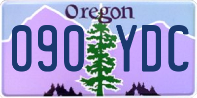 OR license plate 090YDC