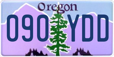 OR license plate 090YDD