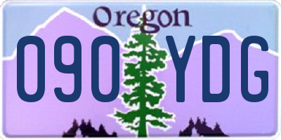 OR license plate 090YDG