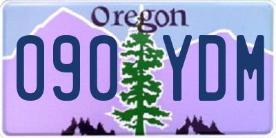OR license plate 090YDM