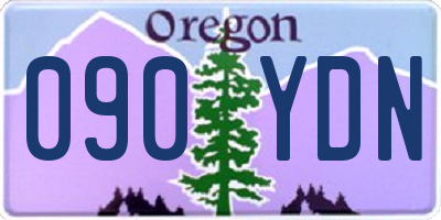 OR license plate 090YDN
