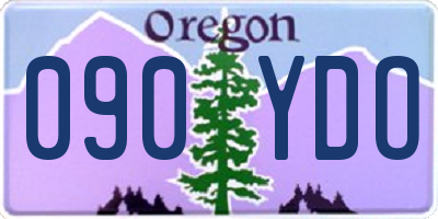 OR license plate 090YDO