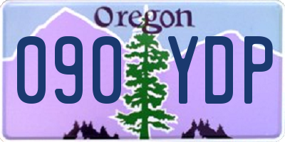 OR license plate 090YDP