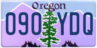 OR license plate 090YDQ