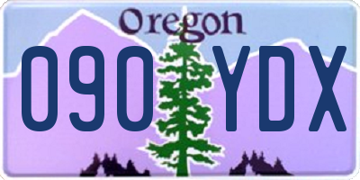 OR license plate 090YDX