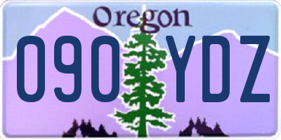 OR license plate 090YDZ