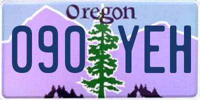 OR license plate 090YEH