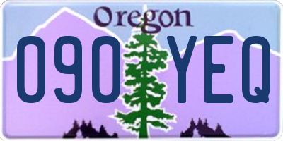 OR license plate 090YEQ