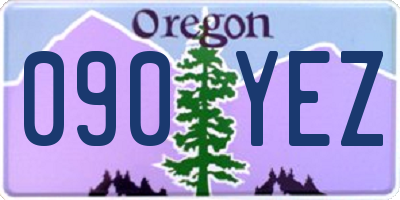 OR license plate 090YEZ