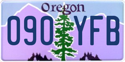 OR license plate 090YFB