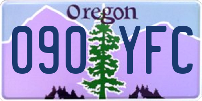 OR license plate 090YFC
